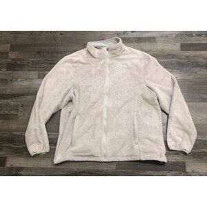 North Face Women's XL Osito Full Zip Cream Soft Fleece Jacket